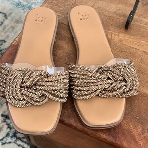 A New Day sandals.